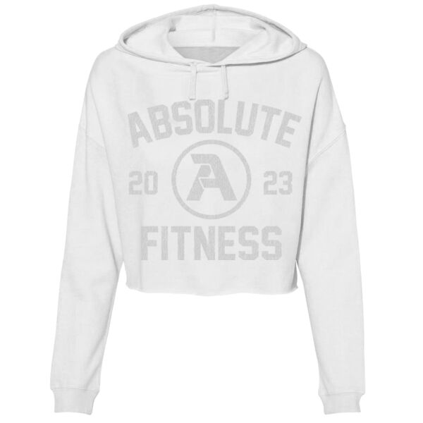 ABSOLUTE FITNESS - STEALTH - WOMEN'S CROP HOODIE - $UX5AD3$ Thumbnail