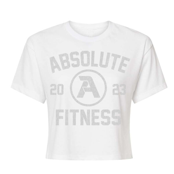 ABSOLUTE FITNESS - STEALTH - WOMEN'S CROP T-SHIRT - $UX5AD3$ Thumbnail