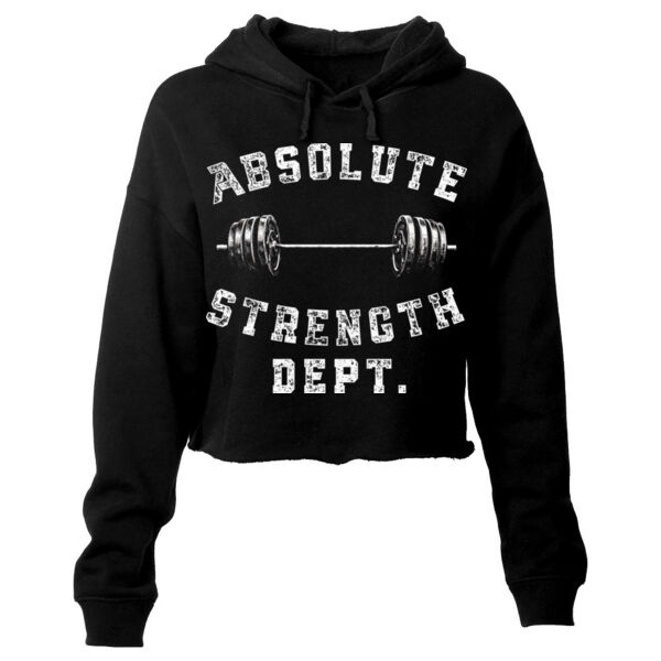STRENGTH DEPT. - WOMEN'S CROP HOODIE - $H78AC6$ Thumbnail